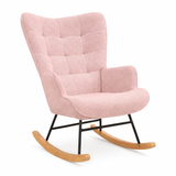 Fauteuil à bascule Rocking Chair rose