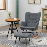 Fauteuil à bascule scandinave