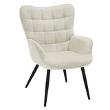Fauteuil chaise vintage blanc