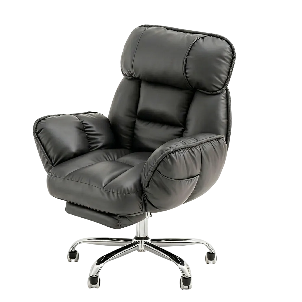 Fauteuil de bureau design en similicuir