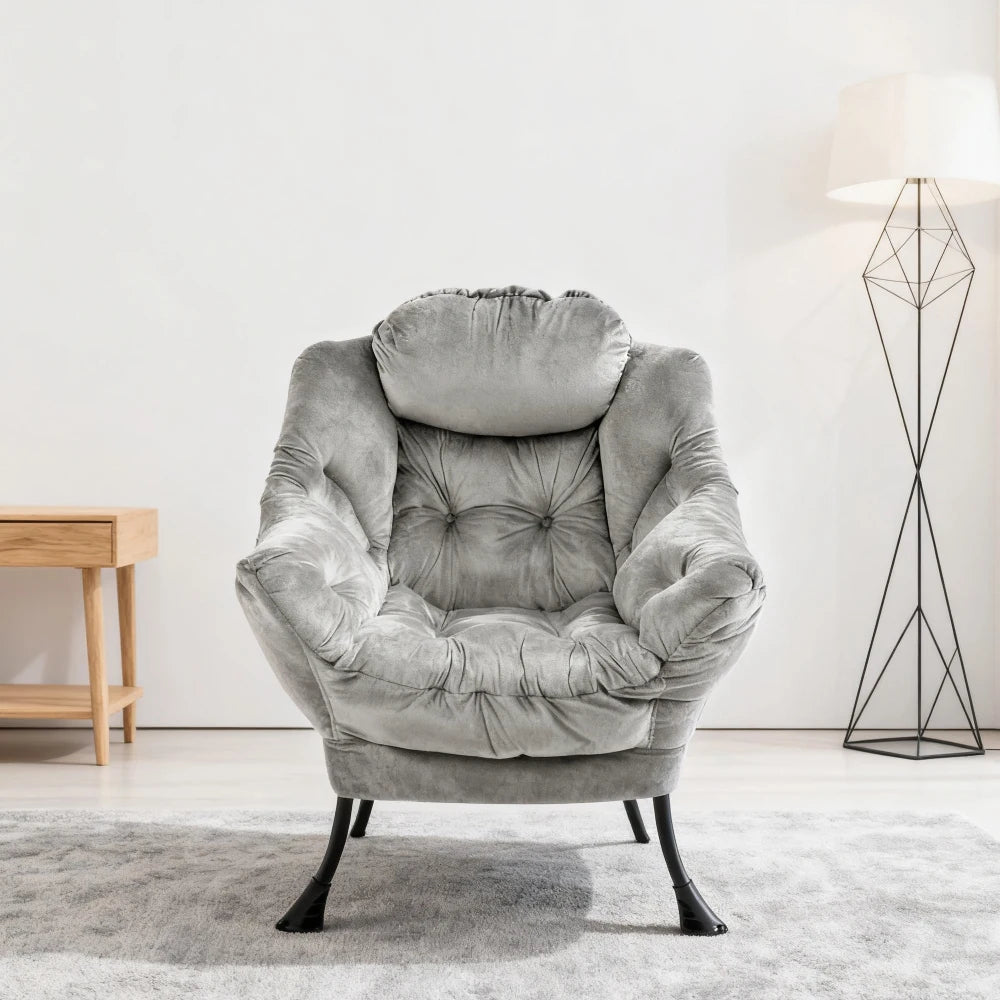 Fauteuil design avec repose-pied