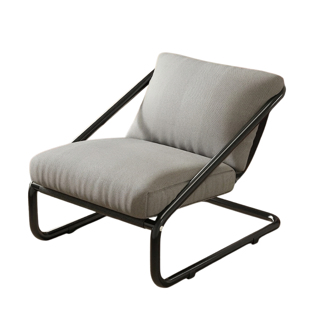 Fauteuil design moderne pour salon gris