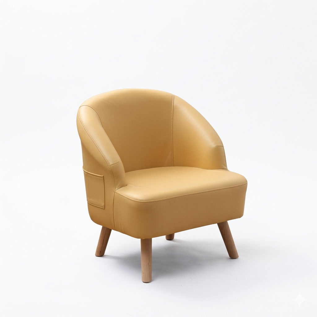 Fauteuil enfant jaune
