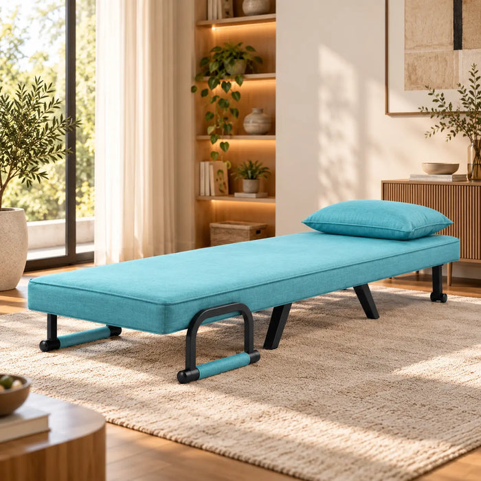 Fauteuil lit 1 place avec oreiller