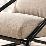 Fauteuil moderne pour salon beige