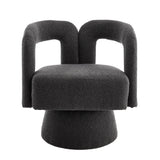 Fauteuil pivotant design italien gris