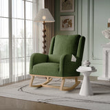 Fauteuil relax à bascule vert