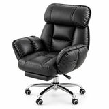 Fauteuil à roulettes_pour_bureau_en_similicuir