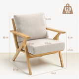 Fauteuil design scandinave
