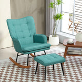 rocking chair vintage vert
