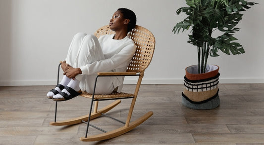 Fauteuil à bascule confortable