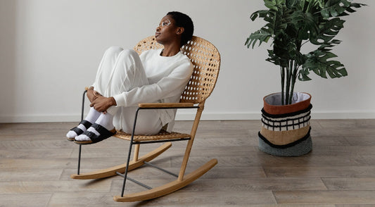 Fauteuil à bascule confortable