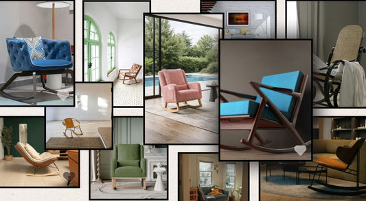 Fauteuil à bascule pour le salon