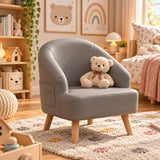 Fauteuil enfant chic gris