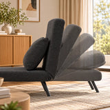 
Fauteuil convertible en lit gris
