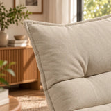 Fauteuil de sol en velours