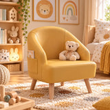 Fauteuil enfant chic jaune