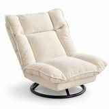 Fauteuil pivotant avec dossier