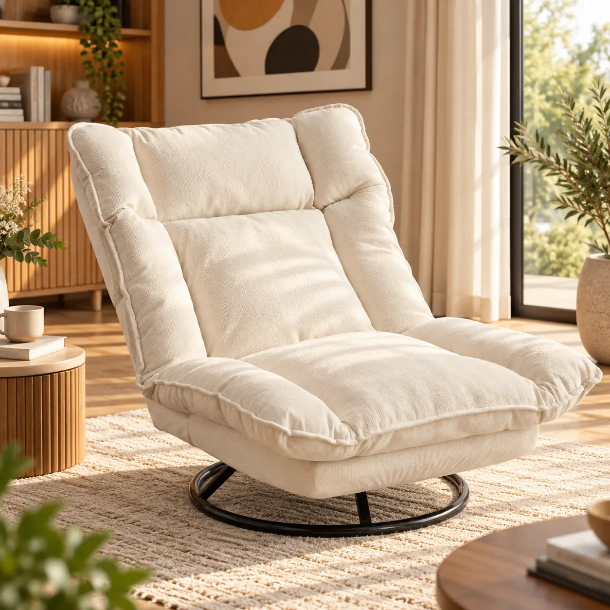 Fauteuil pivotant avec dossier Inclinable