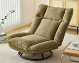 Fauteuil pivotant avec dossier Inclinable vert