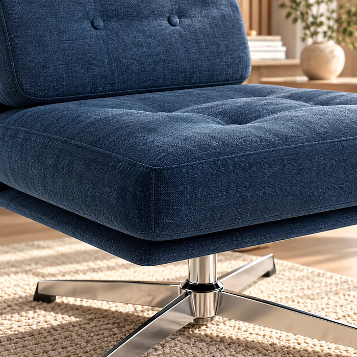 Fauteuil pivotant en chenille