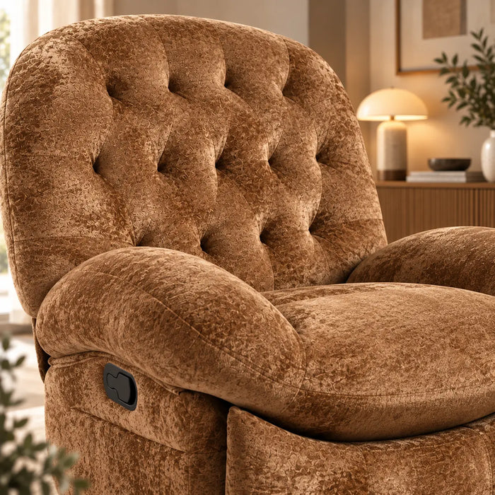 Fauteuil pivotant marron