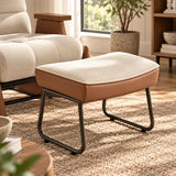 Fauteuil rocking chair inclinable velours