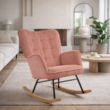 Fauteuil rocking chair rose