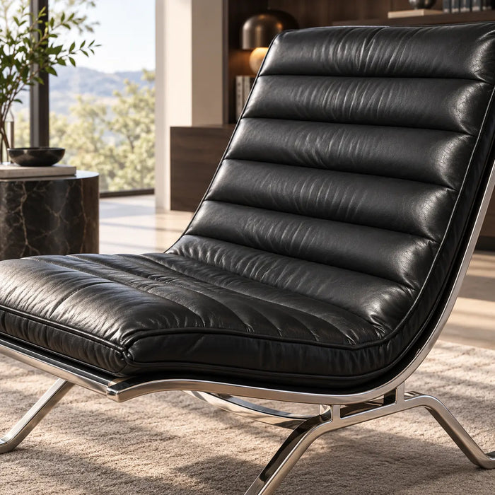 Fauteuil vintage noir
