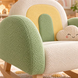 Fauteuil à bascule enfant vert